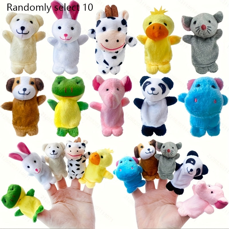 The LittleWigglers™ 10-Piece Story-Time Puppets