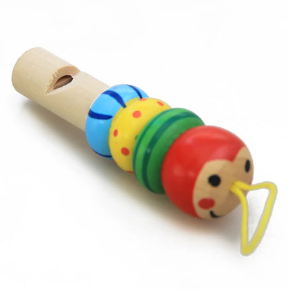 Baby’s Educational Wooden Whistle – Fun Musical Animal Toy