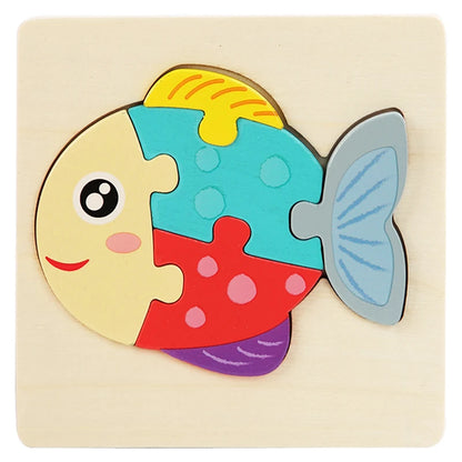 Montessori Wooden Puzzle Set – Early Stimulation & Learning Toy