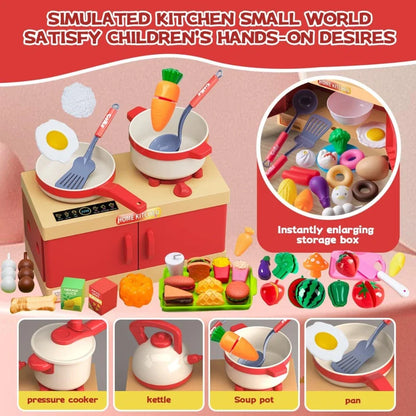 The Little Sprouts Play & Learn Kitchen 70 pc