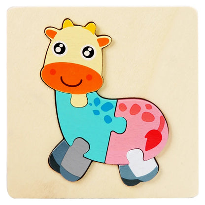 Montessori Wooden Puzzle Set – Early Stimulation & Learning Toy