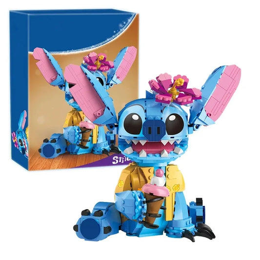 🧱 MiniCosmos™ – Stitch Building Blocks Figure Set