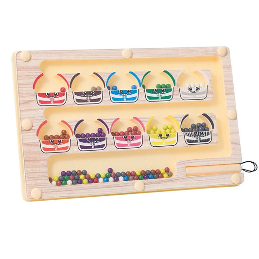 The 2-in-1 Montessori Magnetic Maze (Maths and Animals)