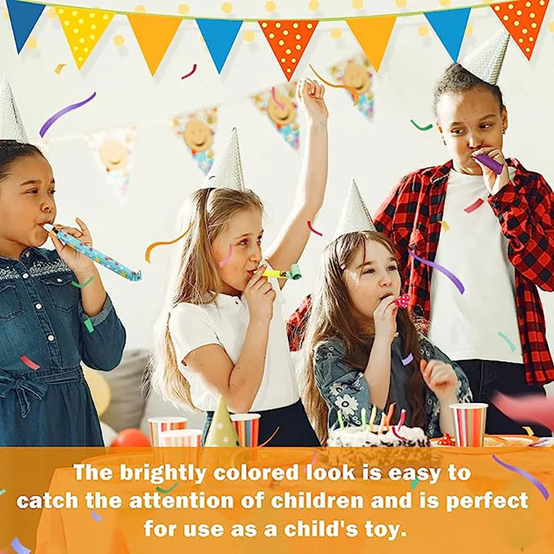 Party Blower Set – 20 Vibrant Horns and Whistles for Celebrations