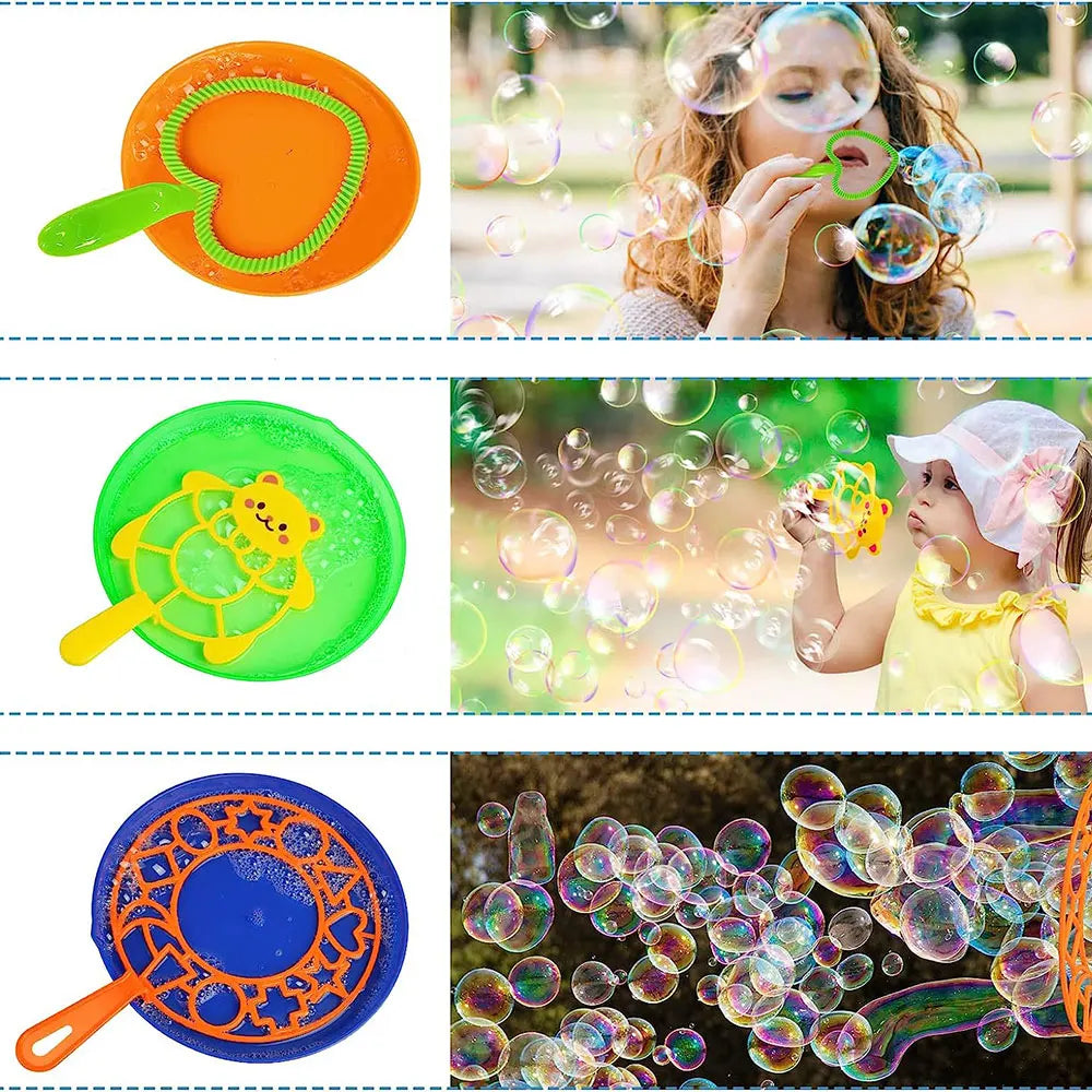 Family Bubble Blowing Tools – Outdoor Play Set for Children