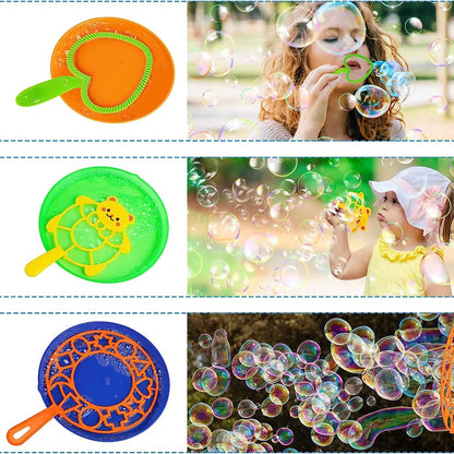 Family Bubble Blowing Tools – Outdoor Play Set for Children