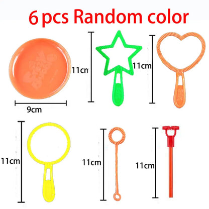 Family Bubble Blowing Tools – Outdoor Play Set for Children