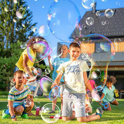 Family Bubble Blowing Tools – Outdoor Play Set for Children