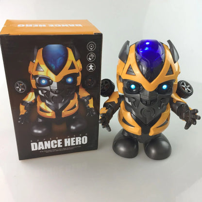 🦸‍♂️ HeroBeats™ – Dancing Light-Up Superhero Robot Toy