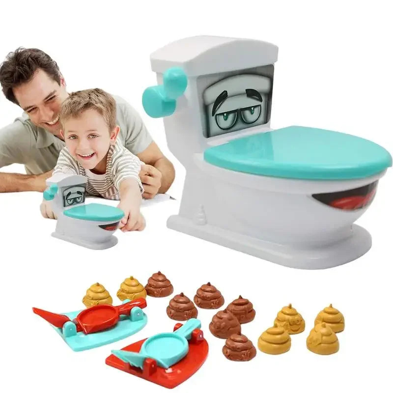 Toilet Catapult Toy – Hilarious Parent-Child Tabletop Game