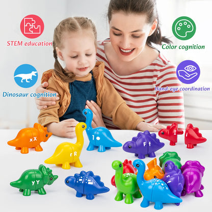 Dinosaur Counting and Matching Game – Montessori Educational Toy