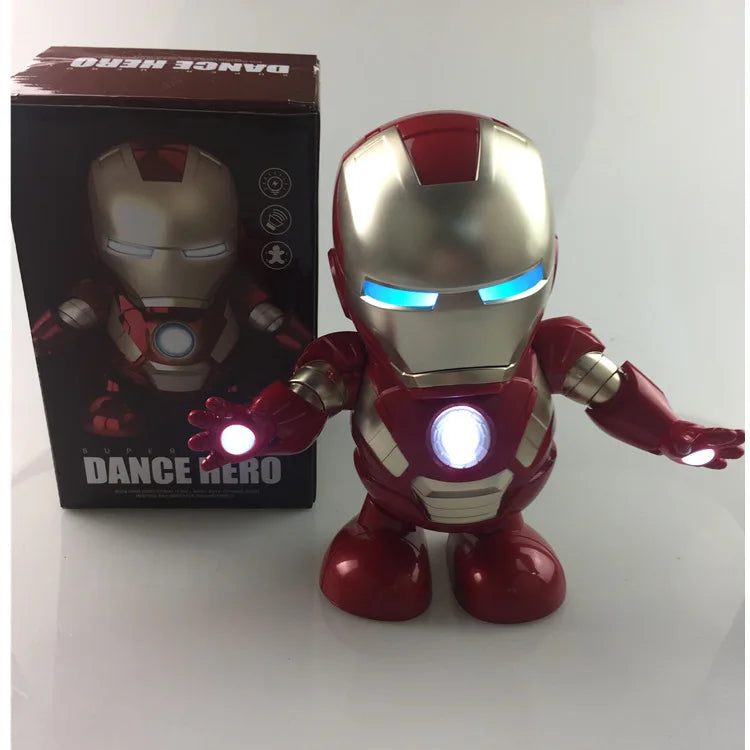 🦸‍♂️ HeroBeats™ – Dancing Light-Up Superhero Robot Toy