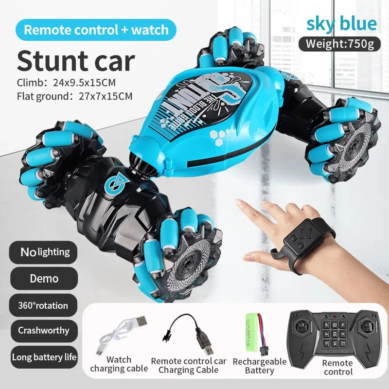 TurboMorph™ – Gesture-Controlled RC Stunt Car