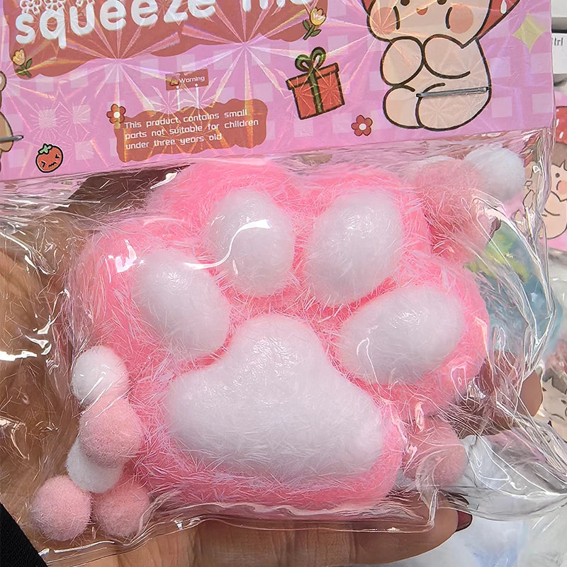 Squeezeable Cat Paw Relaxation Toy – Perfect Stress Relief Gift
