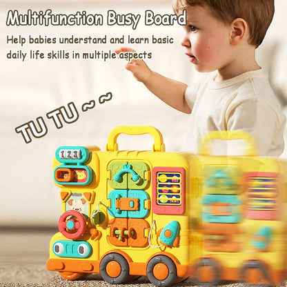 Montessori Magic™ Sensory Busy Board – Learn, Play & Explore!