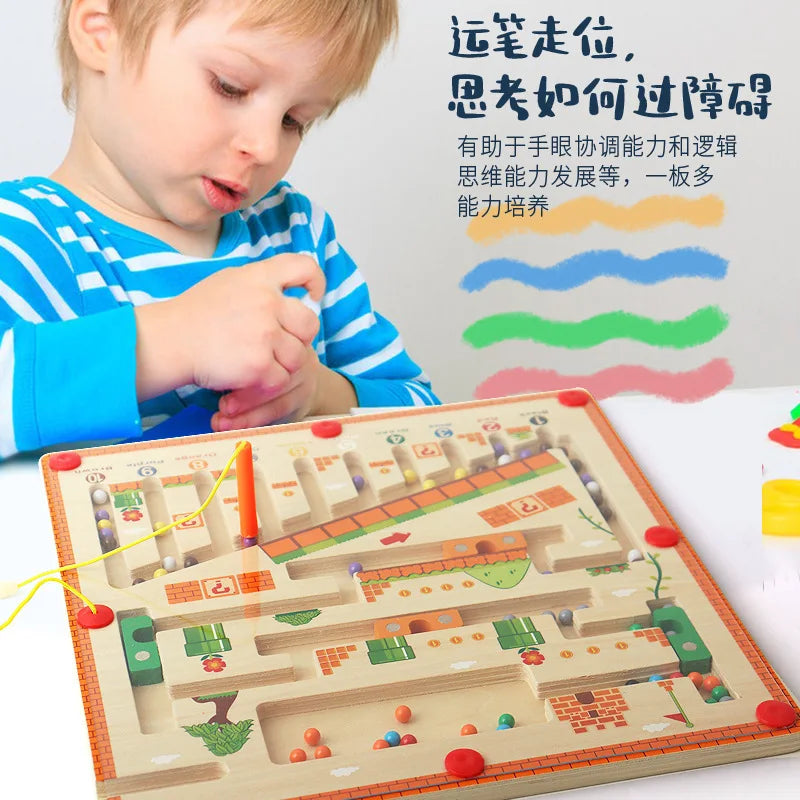 NeuroMaze Montessori™ – Magnetic Puzzle for Early Brain Development