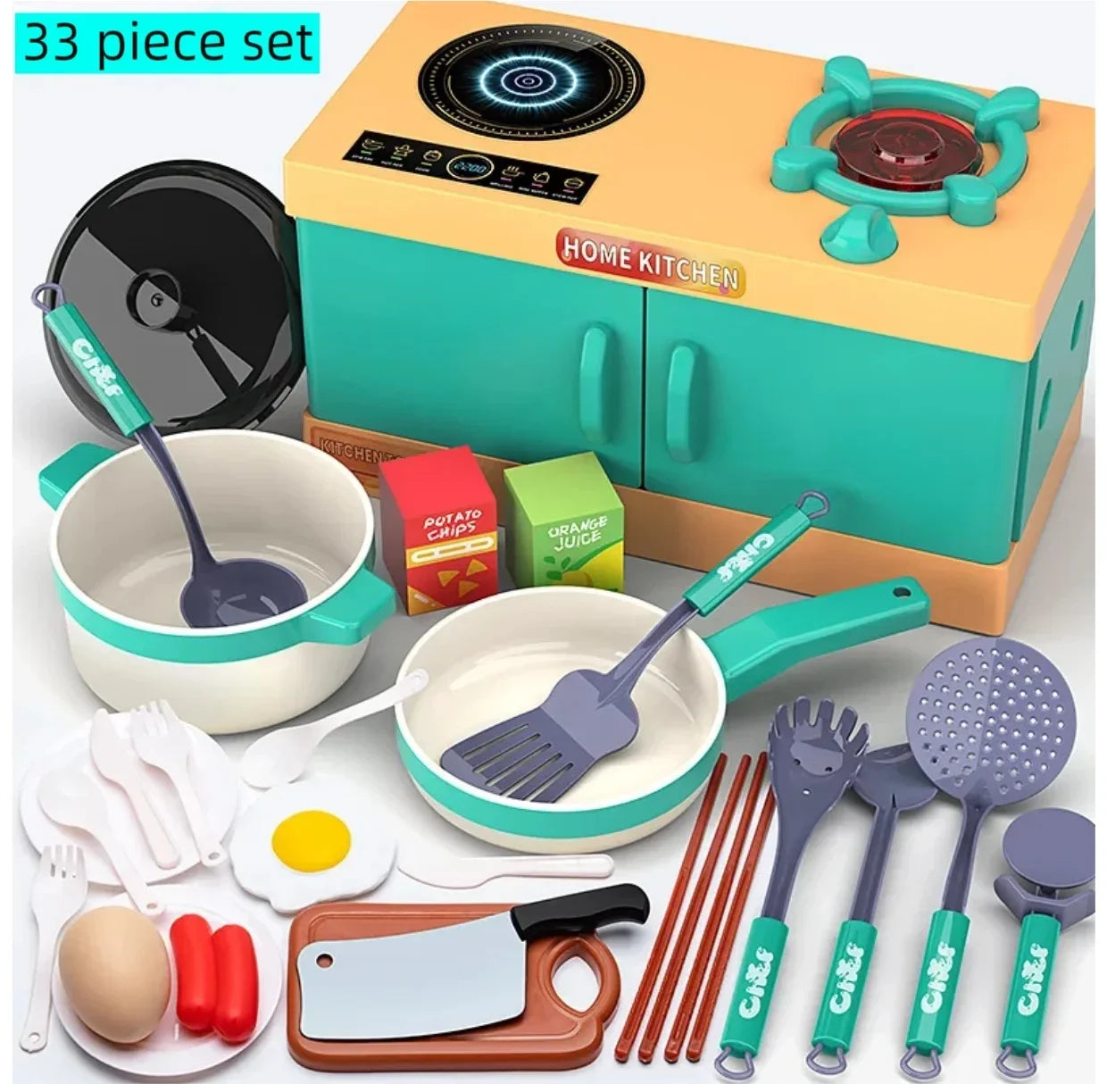 The Little Sprouts Play & Learn Kitchen 70 pc