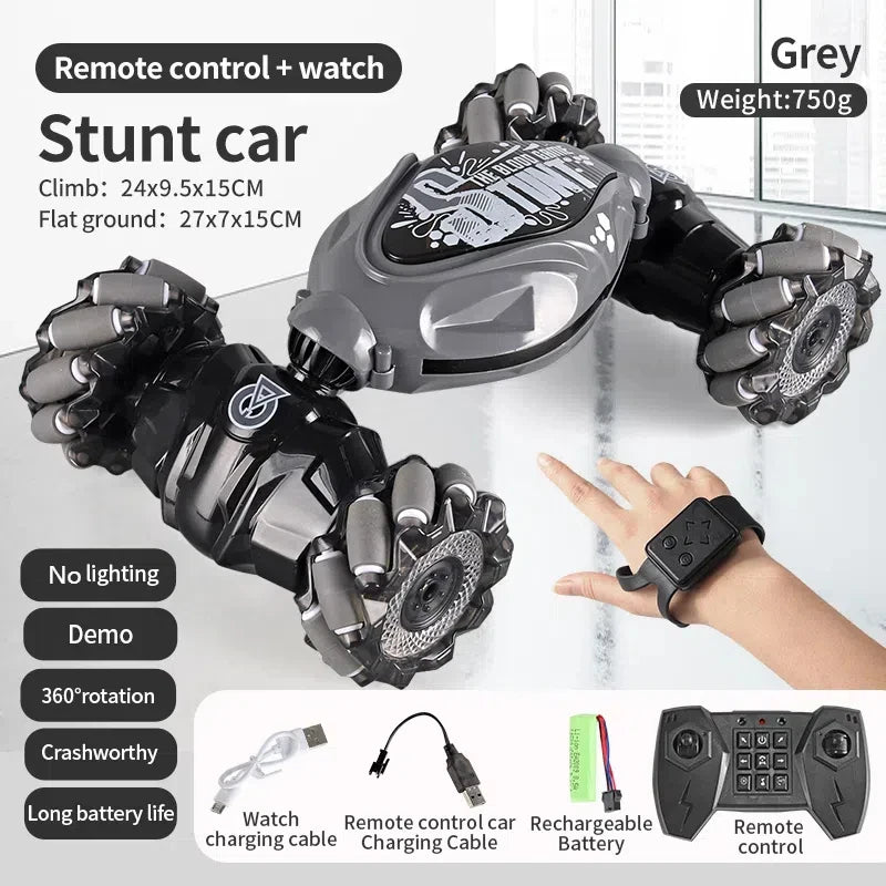 TurboMorph™ – Gesture-Controlled RC Stunt Car