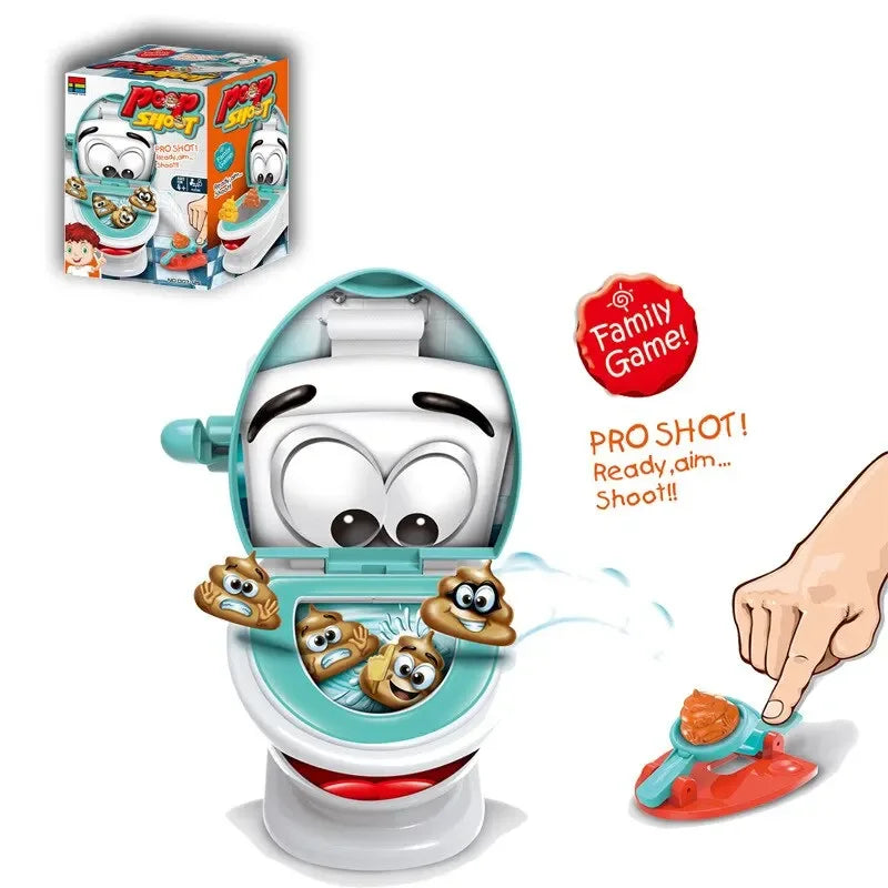 Toilet Catapult Toy – Hilarious Parent-Child Tabletop Game