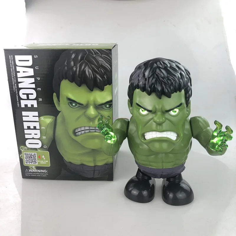🦸‍♂️ HeroBeats™ – Dancing Light-Up Superhero Robot Toy