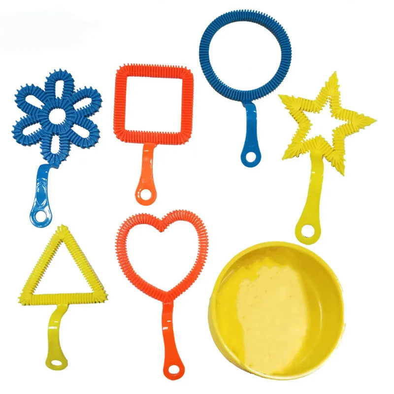 Family Bubble Blowing Tools – Outdoor Play Set for Children
