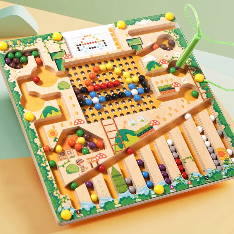 NeuroMaze Montessori™ – Magnetic Puzzle for Early Brain Development