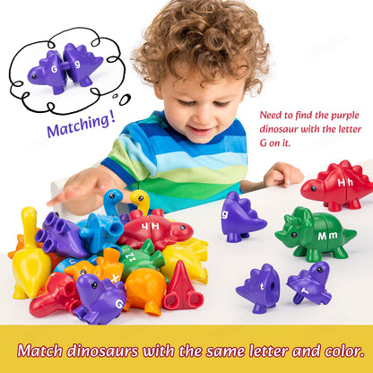 Dinosaur Counting and Matching Game – Montessori Educational Toy
