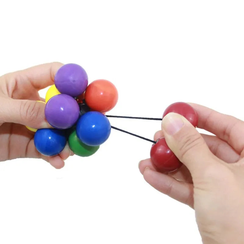 Colourful Bead Fidget Ball – Stress Relief & Fine Motor Skills