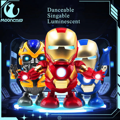 🦸‍♂️ HeroBeats™ – Dancing Light-Up Superhero Robot Toy