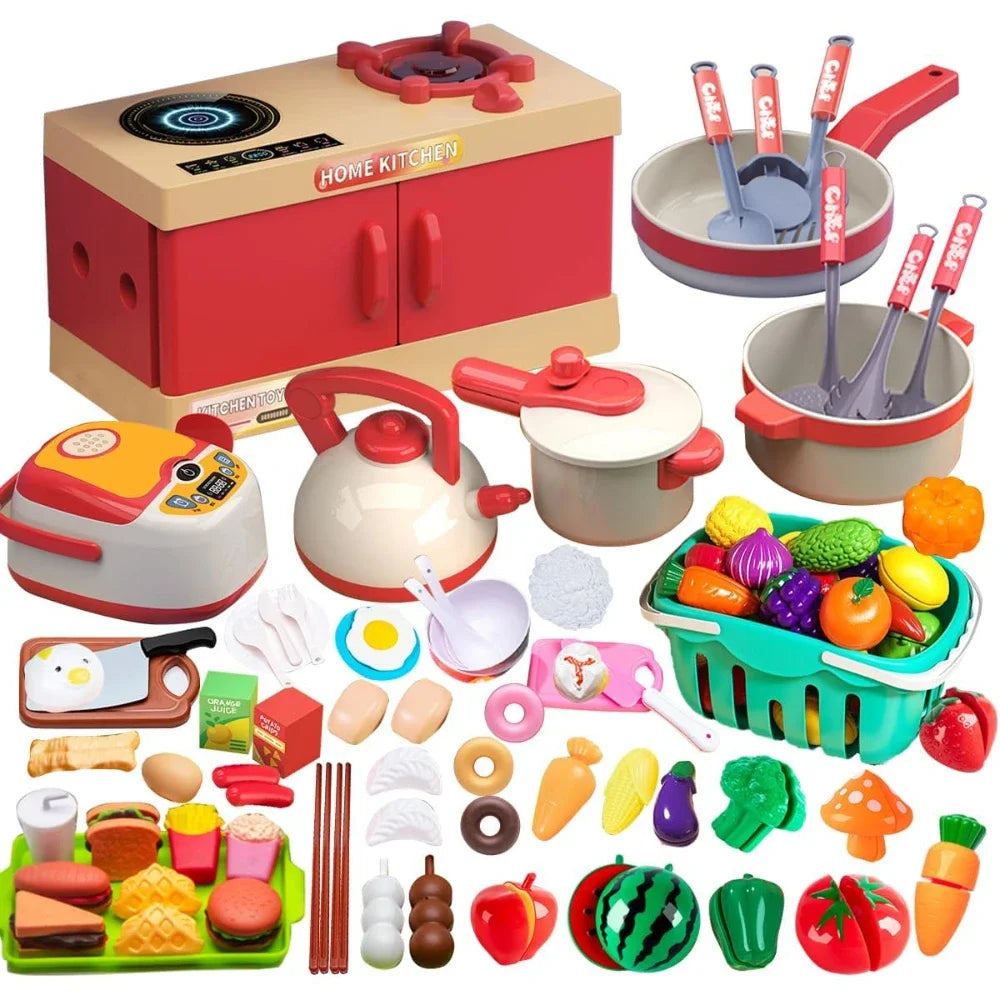 The Little Sprouts Play & Learn Kitchen 70 pc