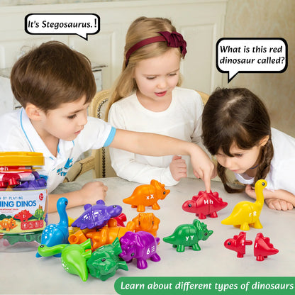 Dinosaur Counting and Matching Game – Montessori Educational Toy