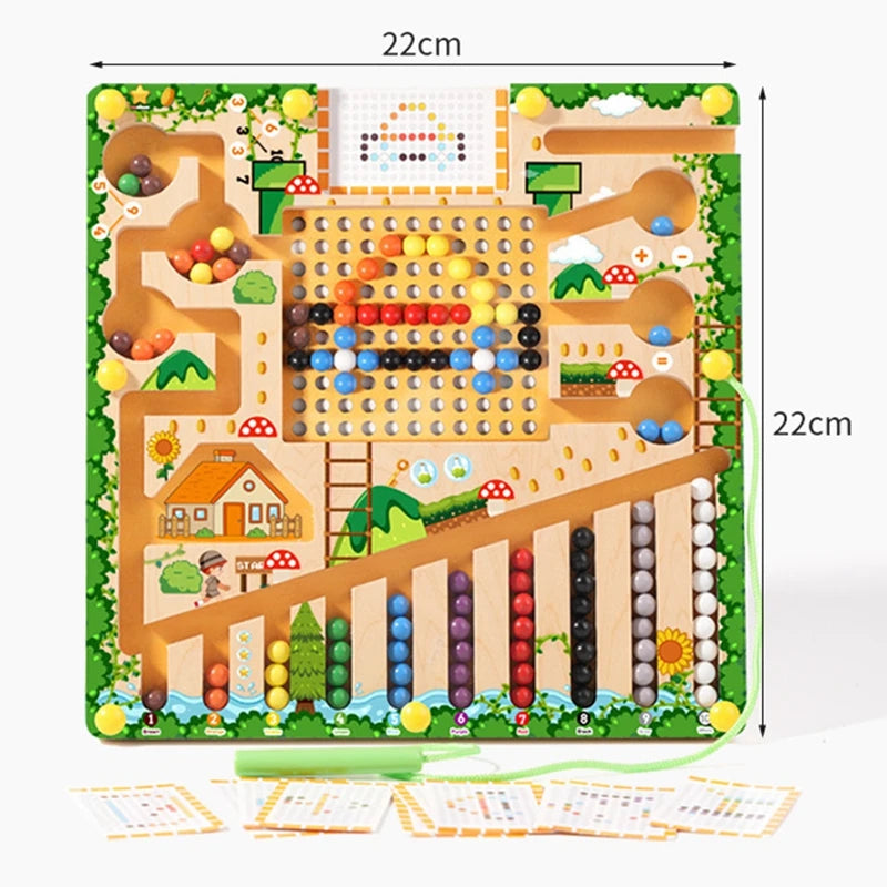 NeuroMaze Montessori™ – Magnetic Puzzle for Early Brain Development