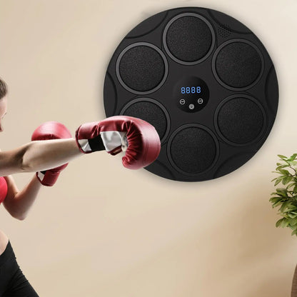 🥊 RhythmStrike™ – Wall-Mounted Electronic Music Boxing Trainer