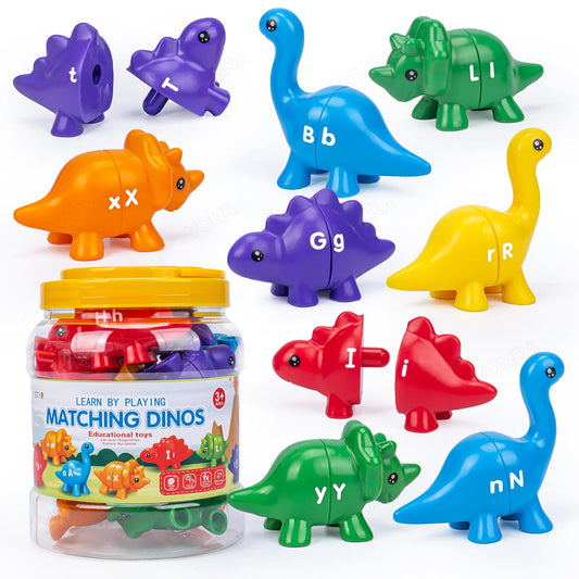 Dinosaur Counting and Matching Game – Montessori Educational Toy