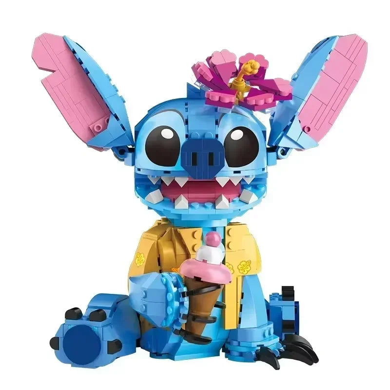 🧱 MiniCosmos™ – Stitch Building Blocks Figure Set