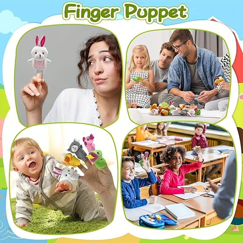 The LittleWigglers™ 10-Piece Story-Time Puppets
